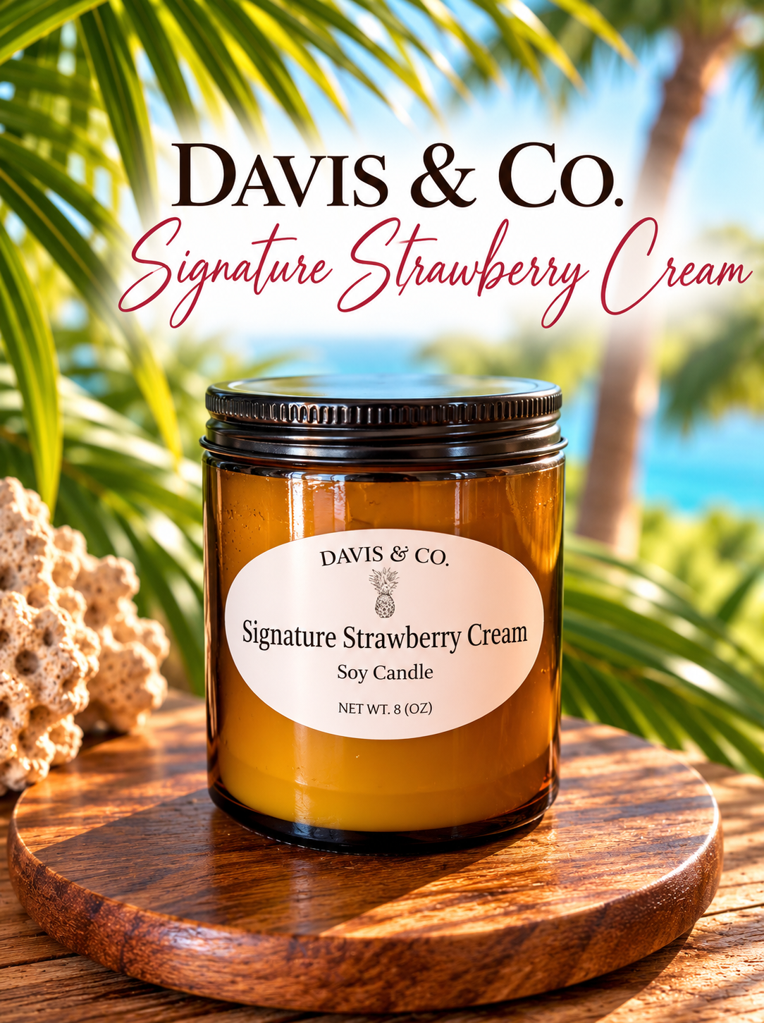 Signature Strawberry Cream Candle