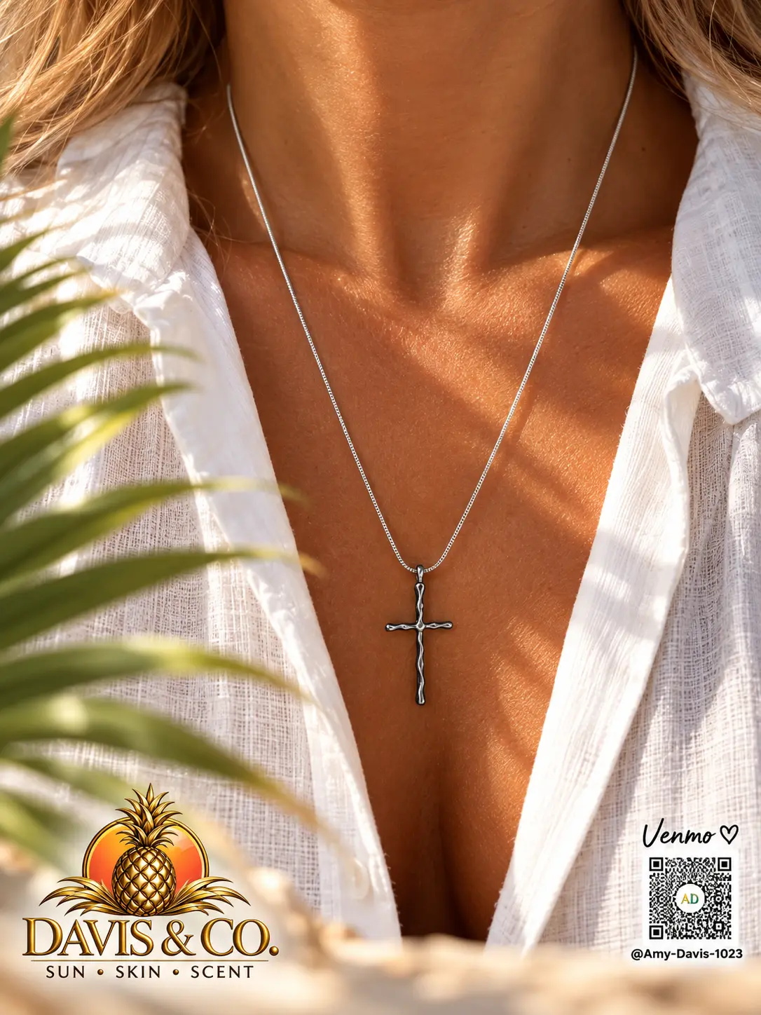 Cross Silver Necklace