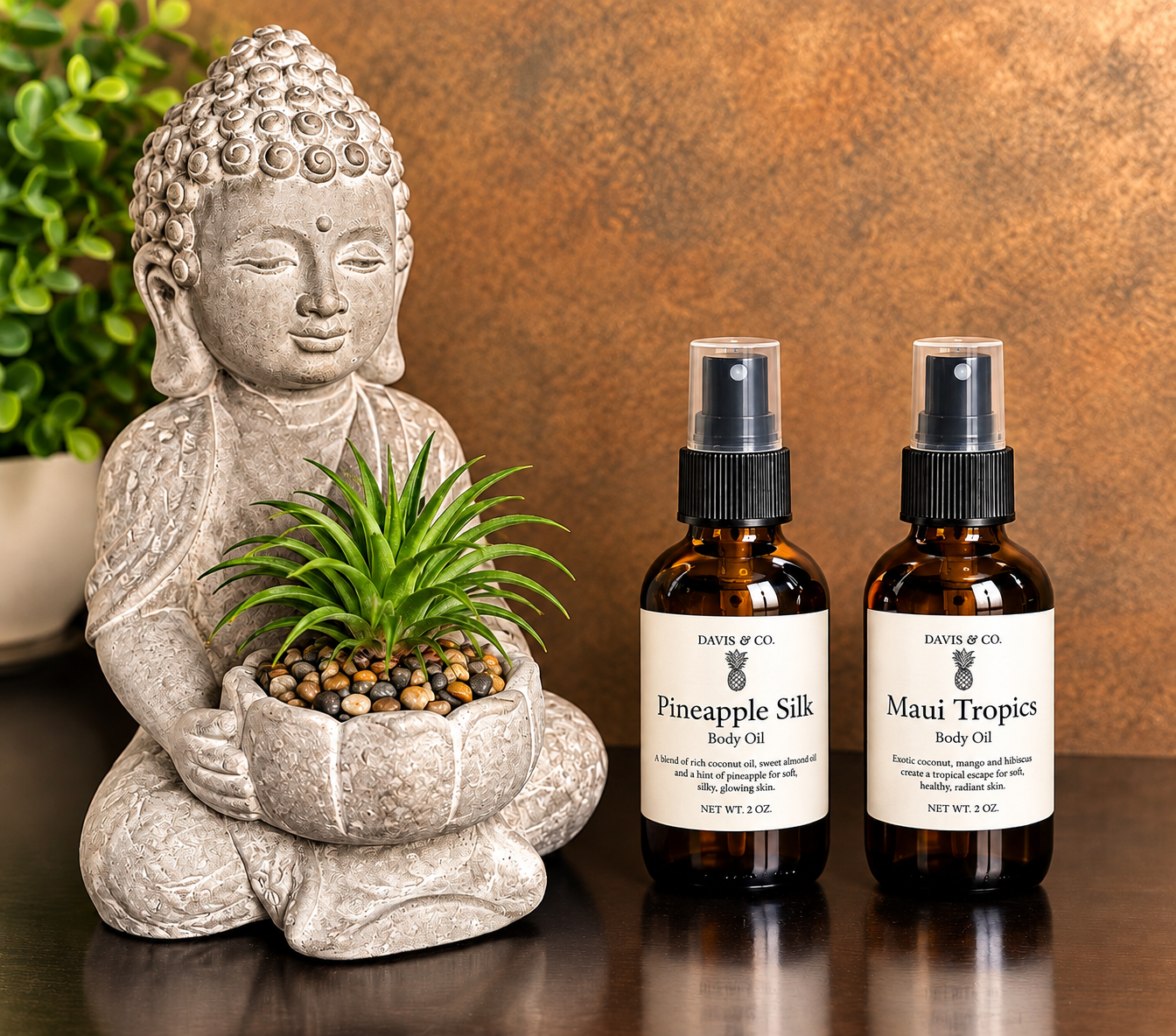 Pineapple Silk & Maui Tropics Body Oils